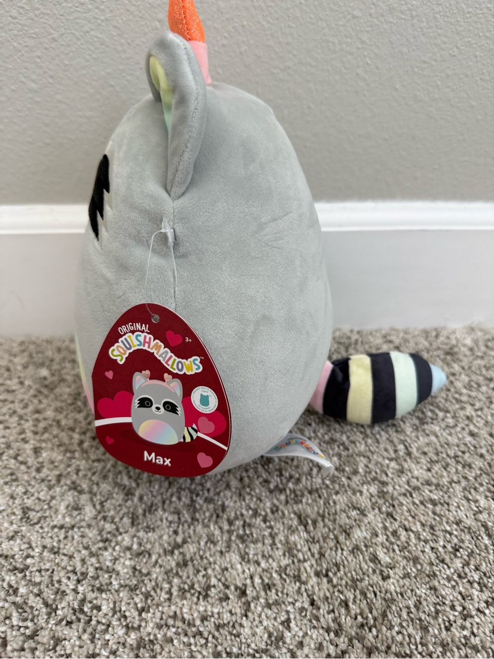 Valentines Day Edition Raccoon Squishmallow 💘 - Picture 2 of 3